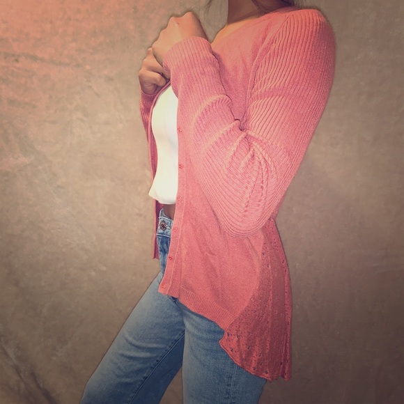 Dirty pink cardigan - Picture 1 of 4